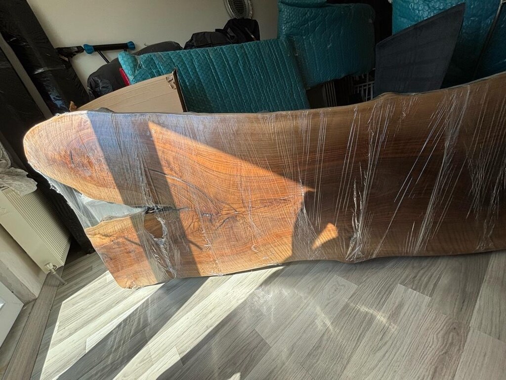 kütük masa 2.40 metre 70 cm genişliğinde - 5