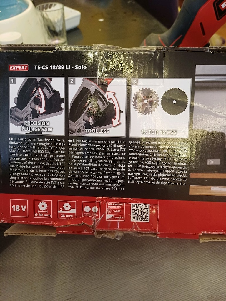 EINHELL AKÜLÜ MINI DAIRE TESTERE TE-CS 18/89 LI ..SIFIRDIR - 14