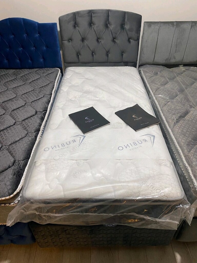SIFIR TEK KİŞİLİK YENİ BAZA BAŞLIK YATAK ŞOK FİYAT - 8