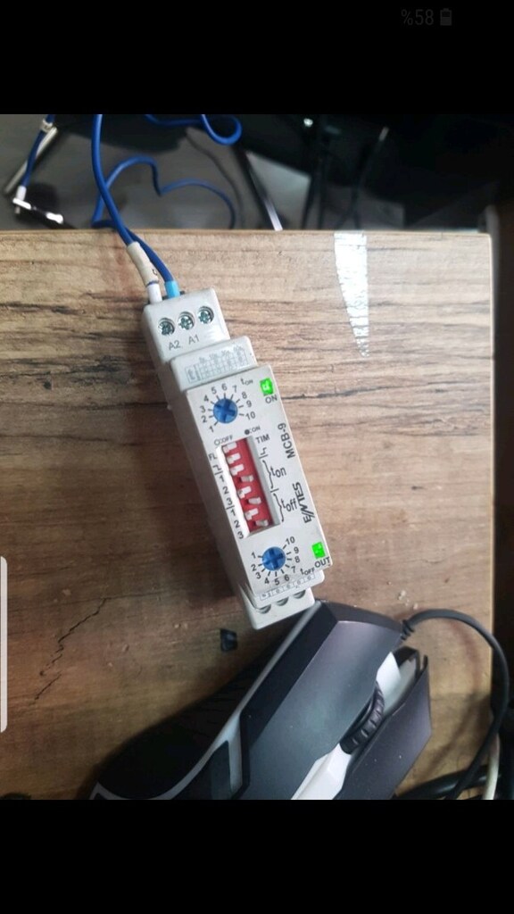 Entes Mcb 9 timer zaman rölesi - 2
