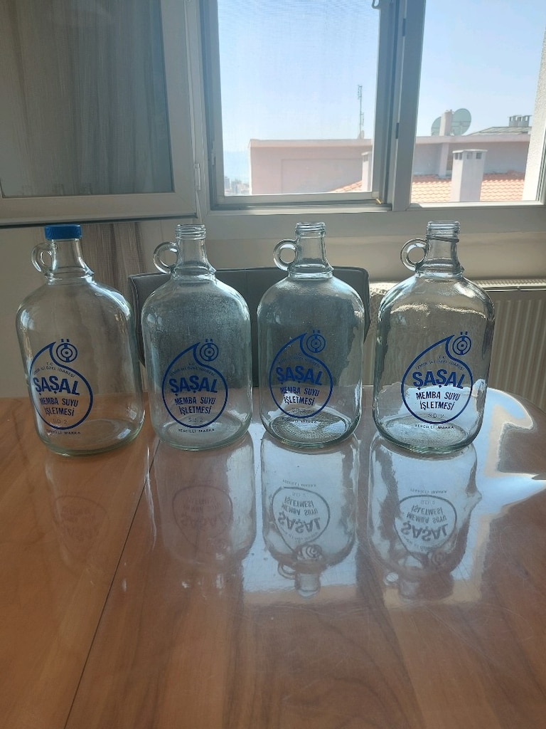 4 adet şaşal su şişesi CAM