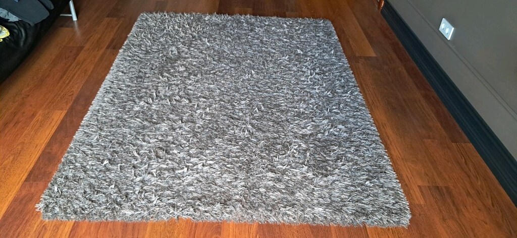tüylü makina halı antrasit 160x230cm ve 120x170cm - 2