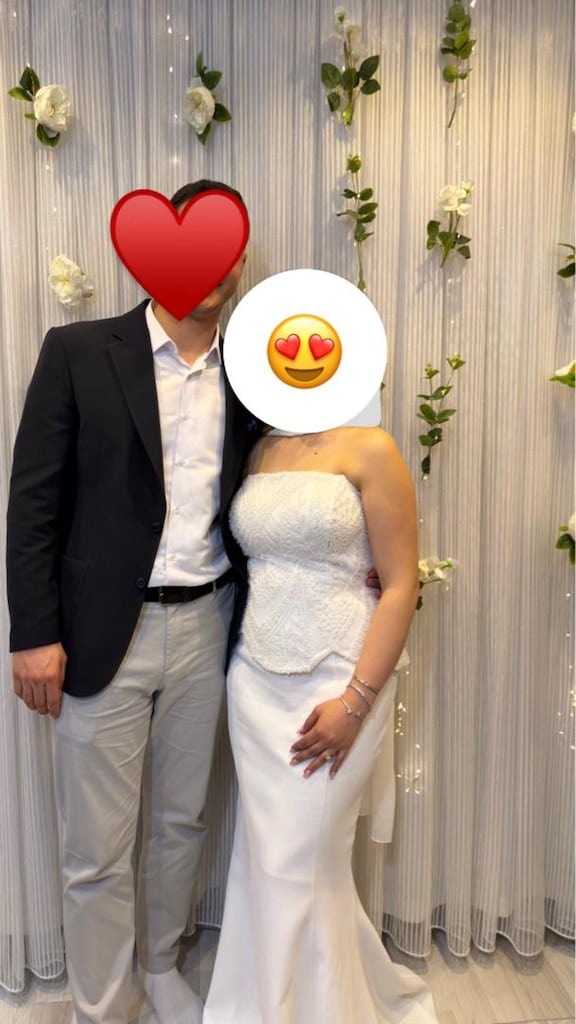 Beyaz İnci İşlemeşi isteme söz elbisesi - 2
