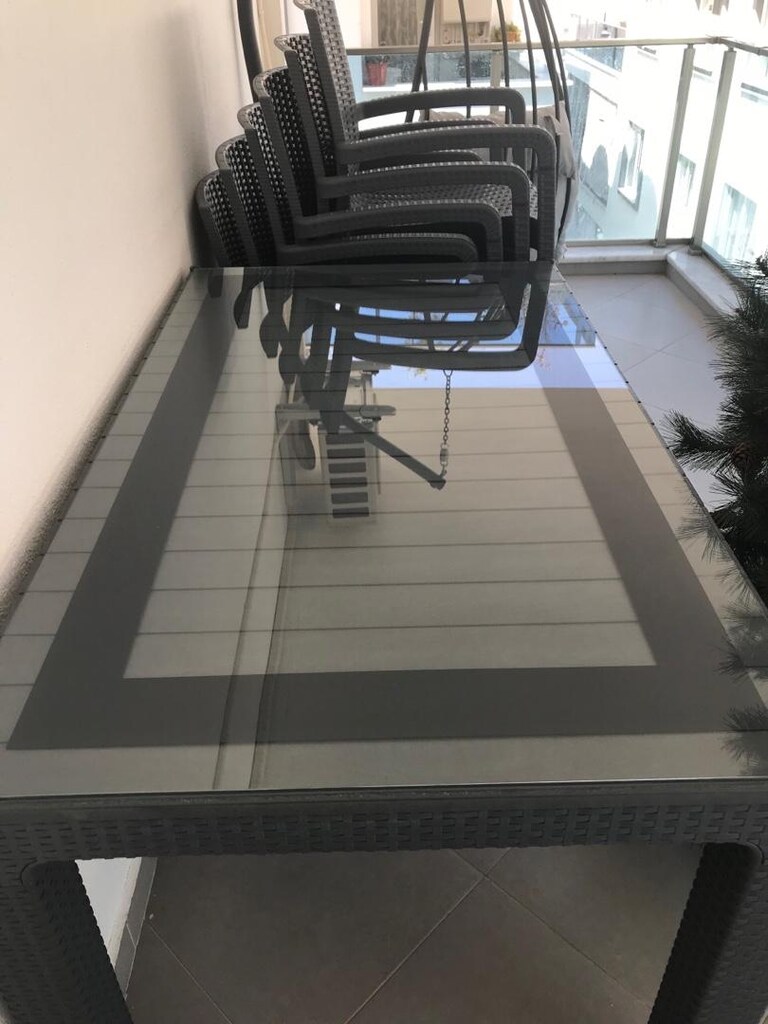 balkon masa sandalye ve salıncak takım - 2