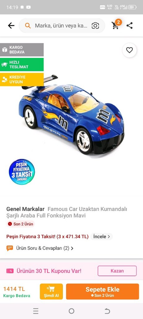 FAMUOS KUMANDALI ARABA (BÜYÜK) - 5