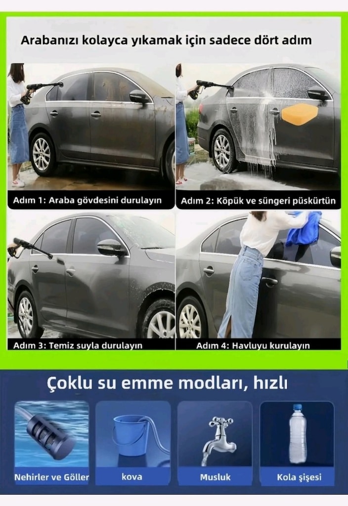 basınçlı yikama tabancası seti - 11