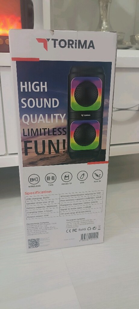 bluetooth'lu şarjlı kablolu mikrofonlu hoparlör FM radyolu - 2