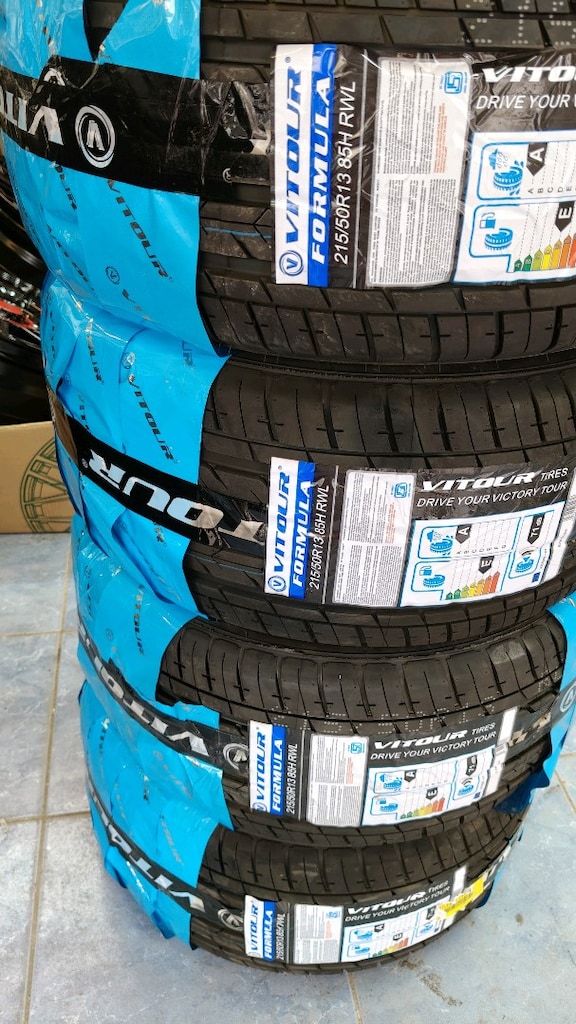 215/50/13 sıfır lastik yazılı 4 adet vitour sökme takma dahil - 2