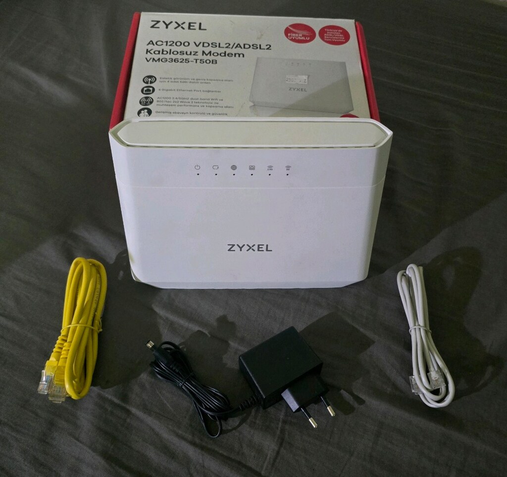 ZYXEL MODEM SIFIR KULLANILMADI - 2