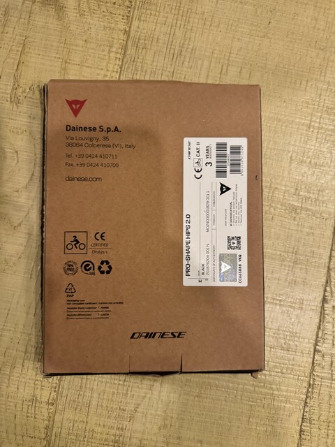 Dainese Pro-Shape Hips 2 Black Kalça Koruyucu