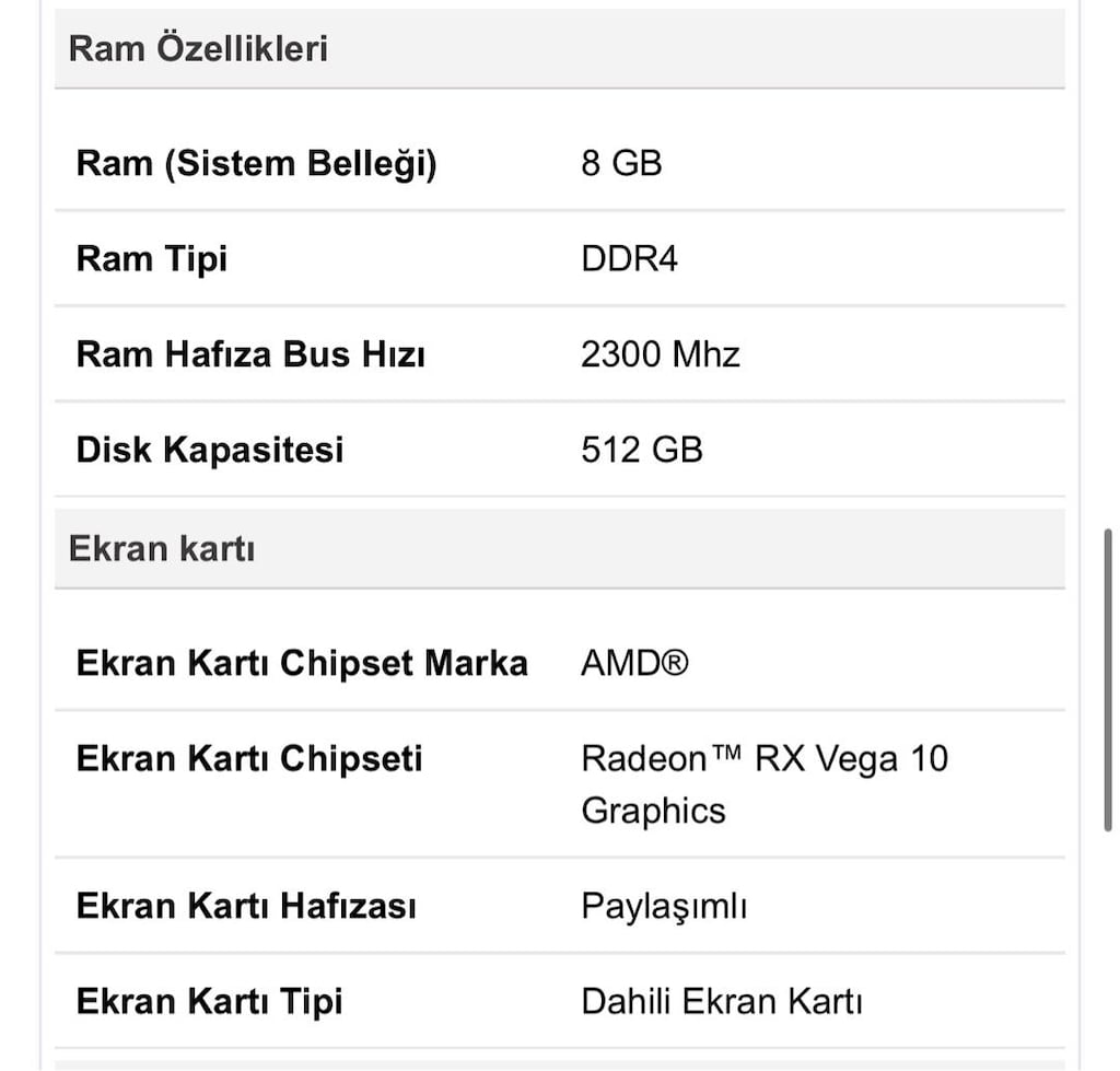 huawei matebook D15 3. nesil - 8