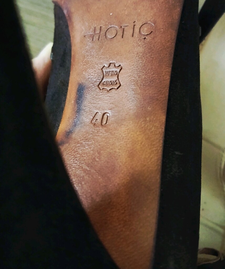 HOTIC Deri topuklu ayakkabı çok iyi durumda - 2