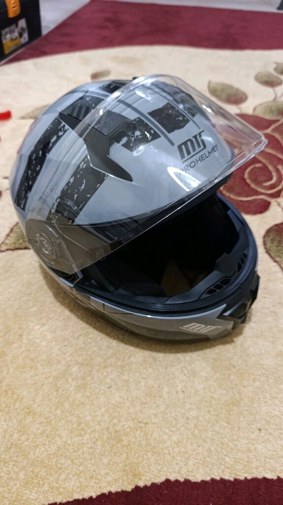 MTS helmet güneş vizörlü M BEDEN açılır kask - 3