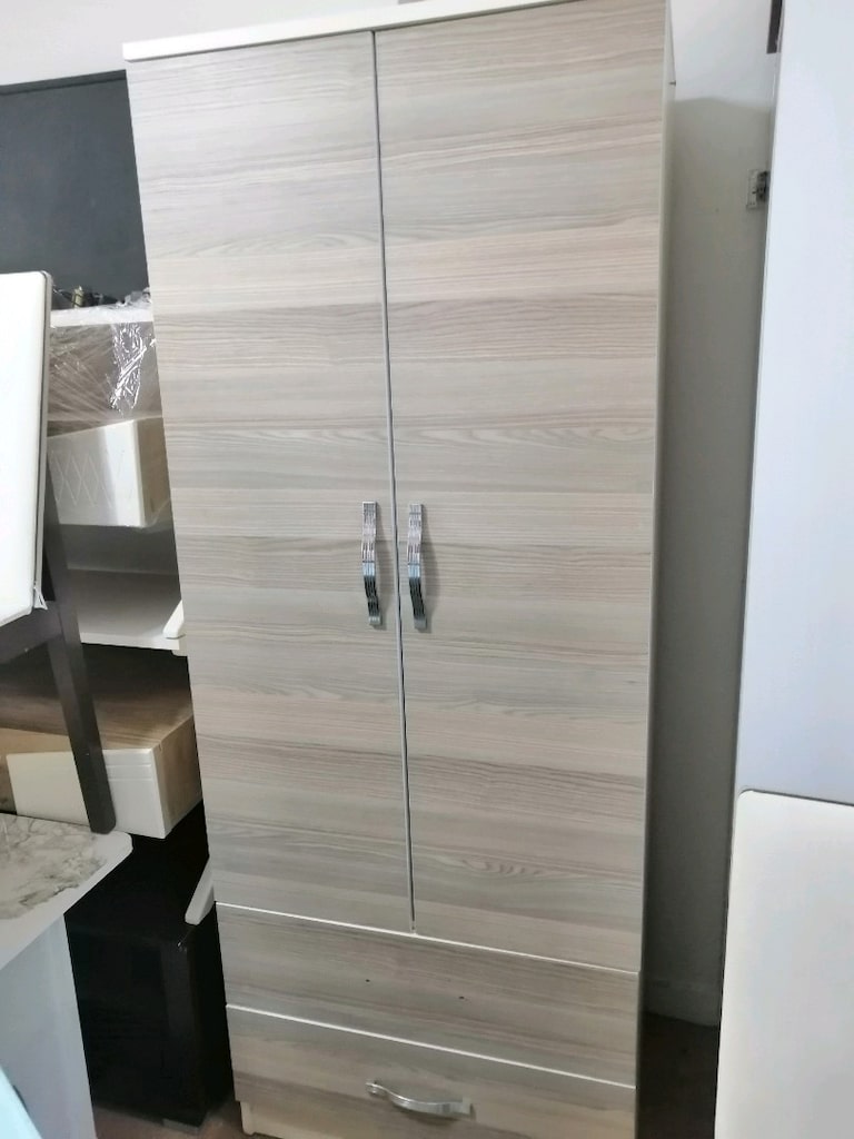 iki kapılı 2 çekmeceli aynı zamanda askılıklı gardırop - 3