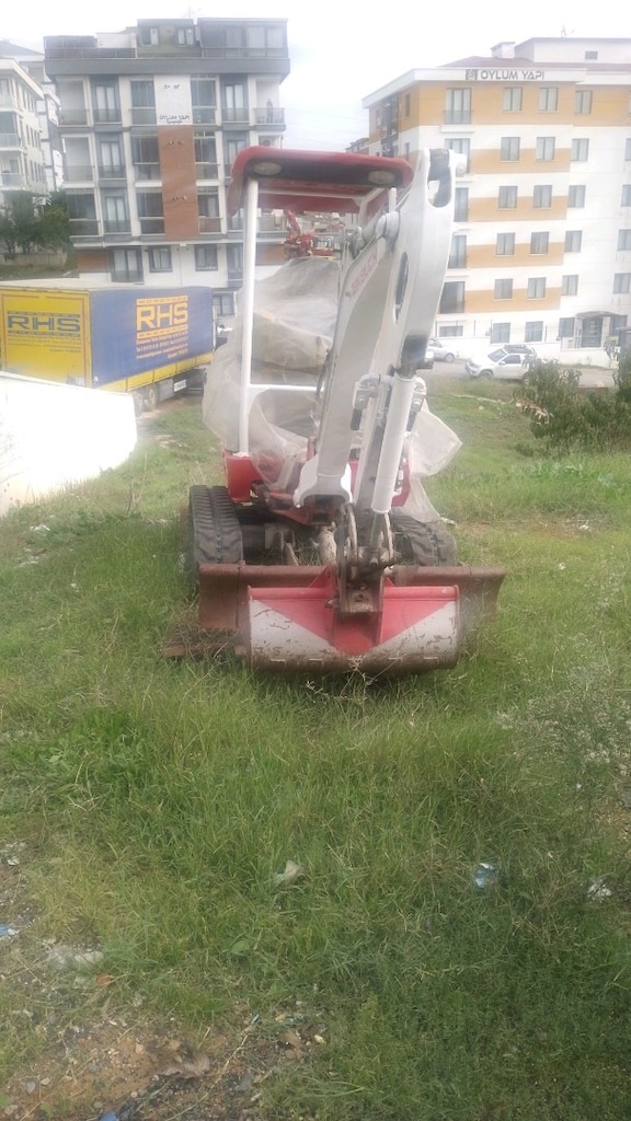 Kırmızı Mini Ekskavatör - 2