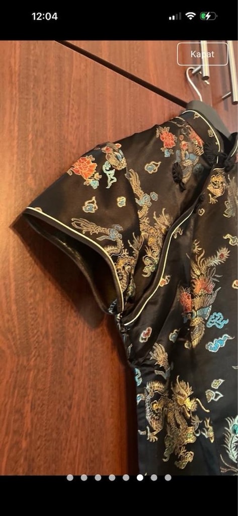 Çin geleneksel cheongsam elbise - 4