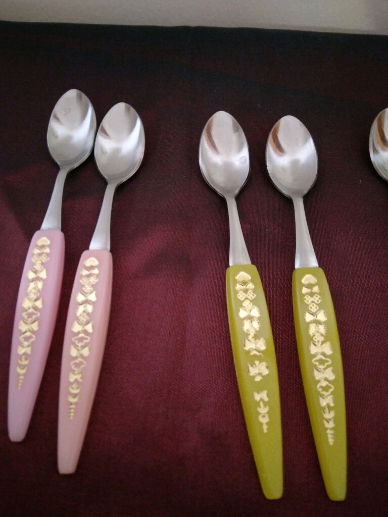 Vintage çay kaşığı 8'li - 4
