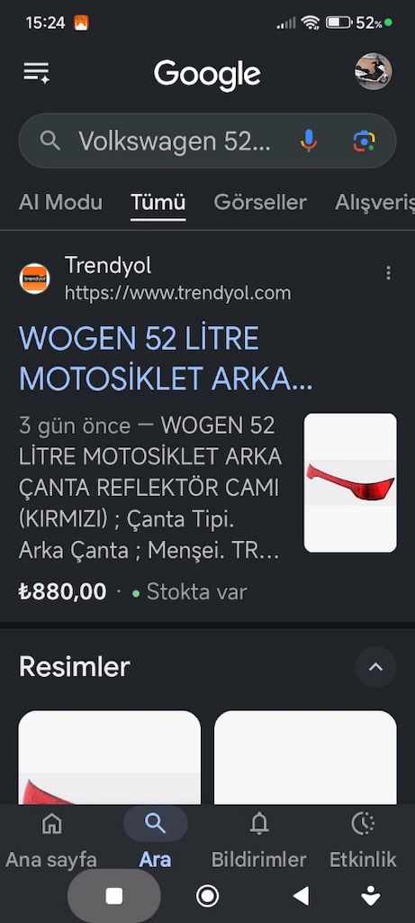 vogen 52 litre çanta aparatları aksesuarları - 3