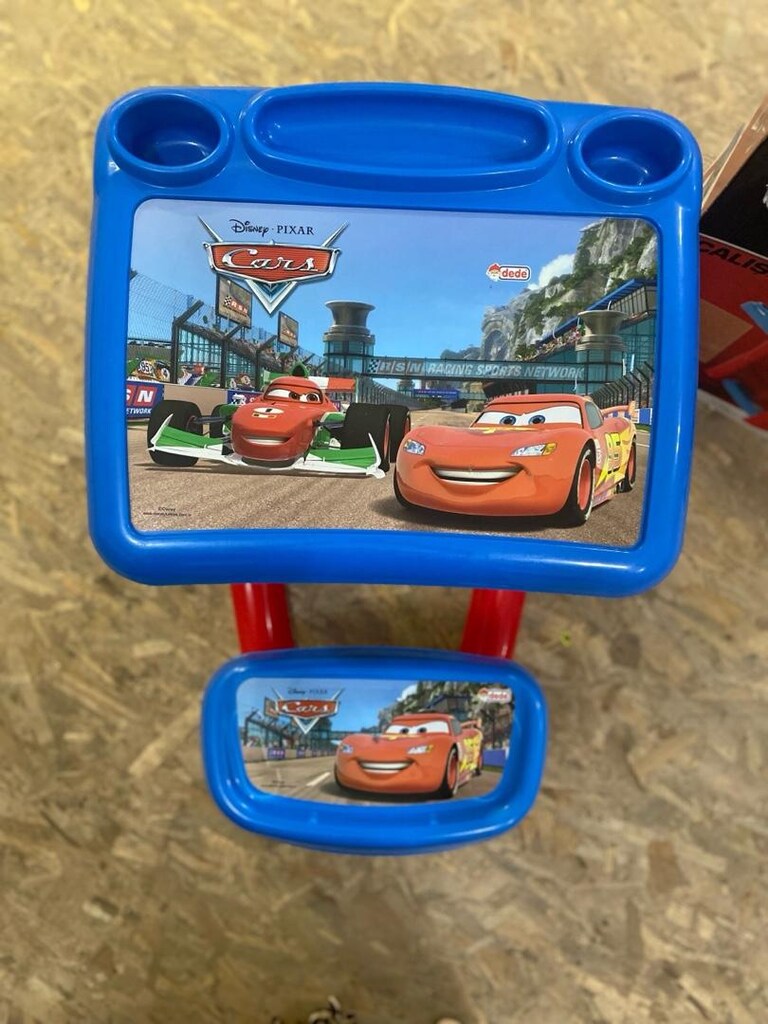 Dede Oyuncak ORJİNAL (Şimşek McQueen) Çocuk Aktivite ve Çalışma masası - 12