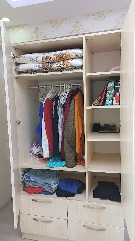 komple Mdf 2 kapaklı gardrop - 4