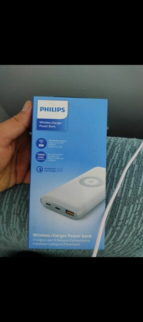 SIFIR Philips DLP6645 10000 mAh Kablosuz- KABLOLU Powerbank
