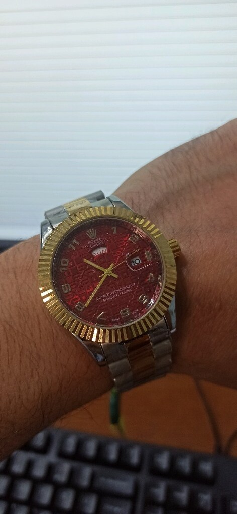 Rolex gün ve tarih göstergeli kol saati - 18