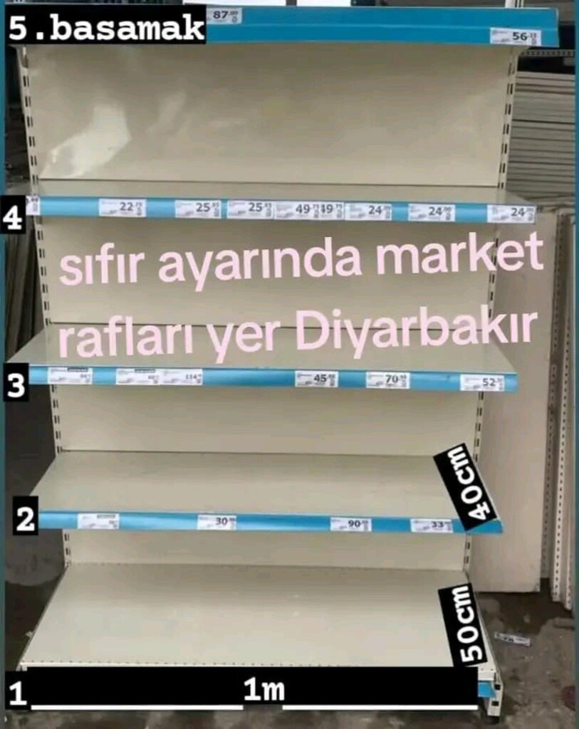 tertemiz ikinci el market rafları - 2