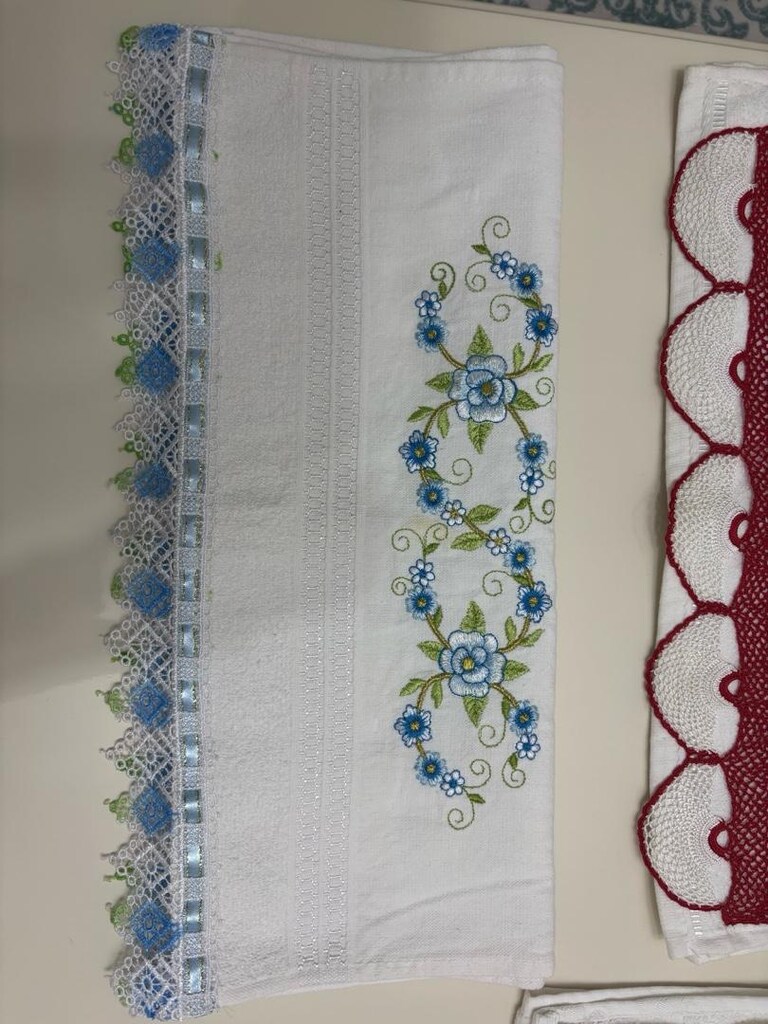 çeyiz dantel işlemeli havlu - 11