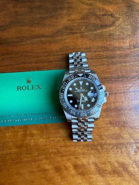 ROLEX GMT MASTER 2 BRUCE WAYNE 3285 SUPERCLONE