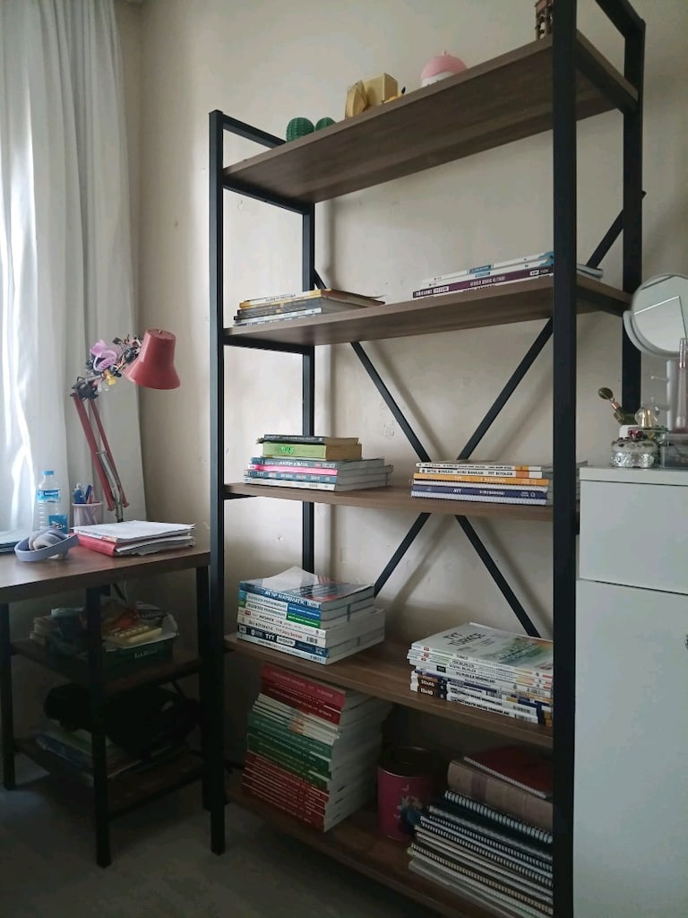 Çalışma masası ve Kitaplık - 6