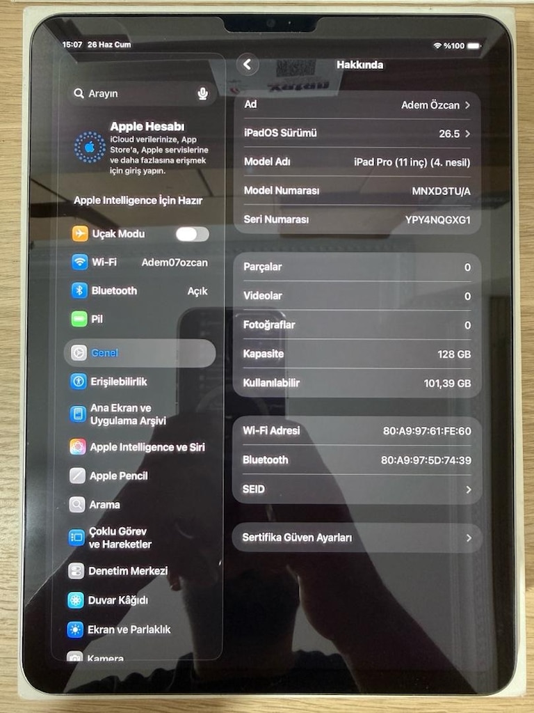 iPad Pro / M2 / 11 inç / 128 GB / Gri - 2
