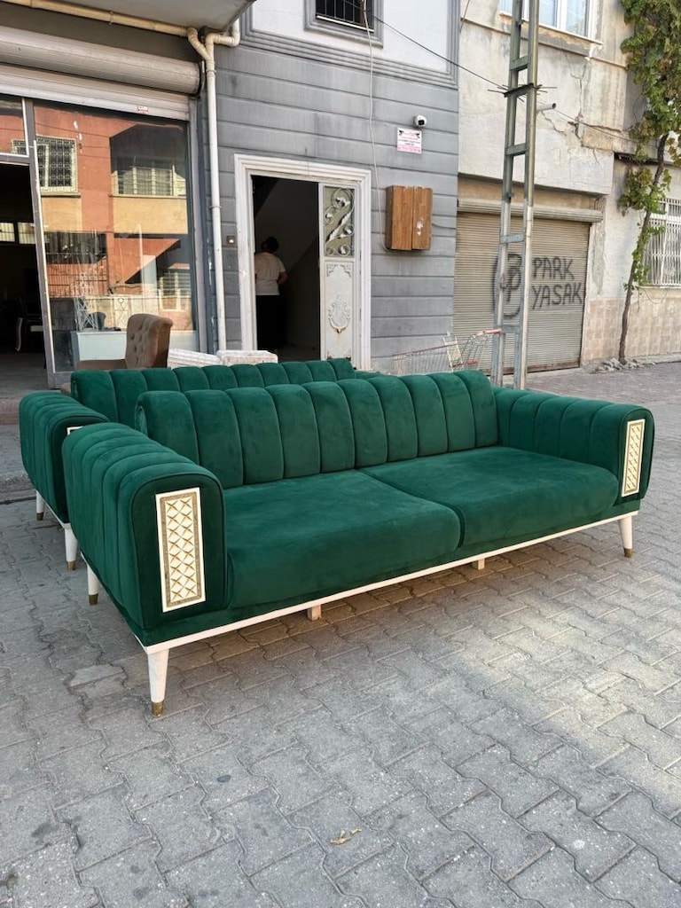koltuk takımı 2adet 3lü eve teslim - 10