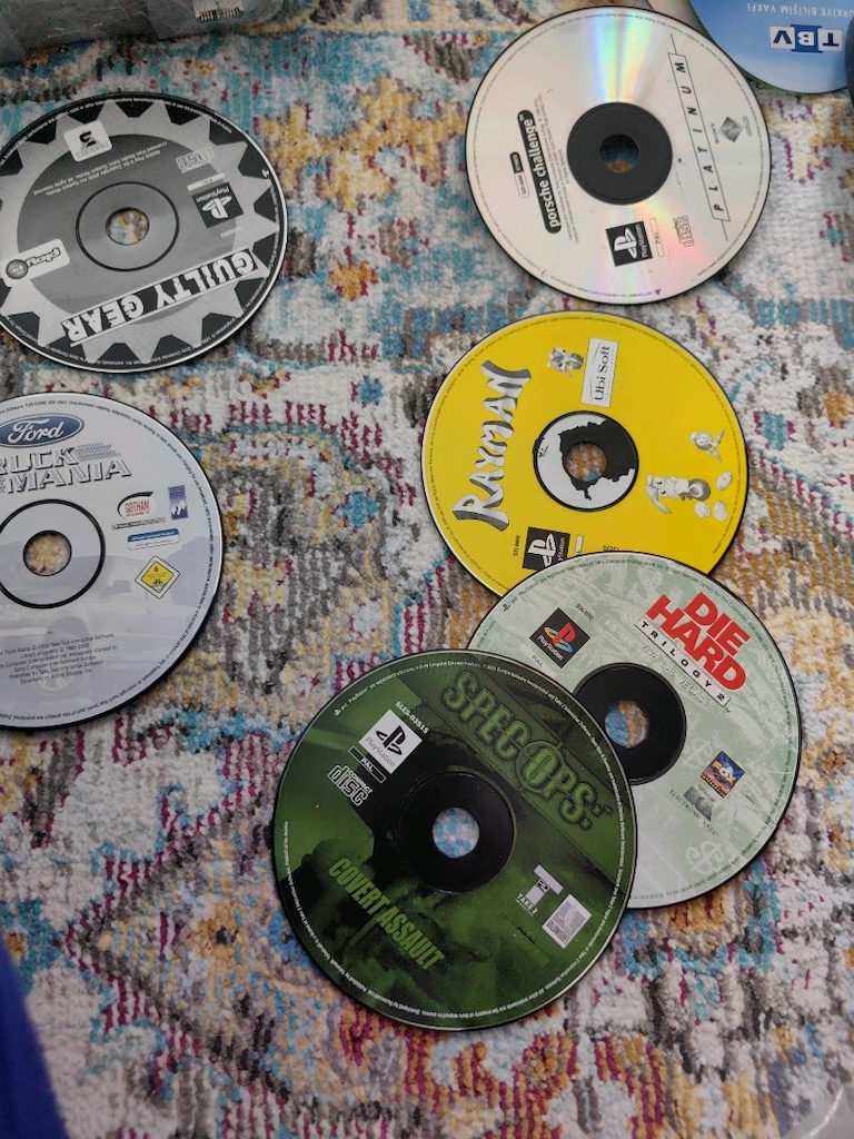 playstation 1 set movie orjinal oyunlar kopya oyunlar kollar - 6