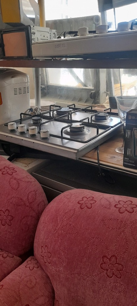 Satılık 4 gözlü Ankastre ocak doğalgazlı temiz sorunsuz - 5