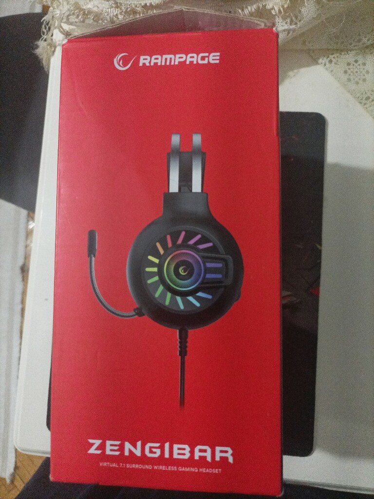 RAMPAGE ZENGIBAR 7.1 RGB mikrofonlu OYUNCU KULAKLIĞI - 3
