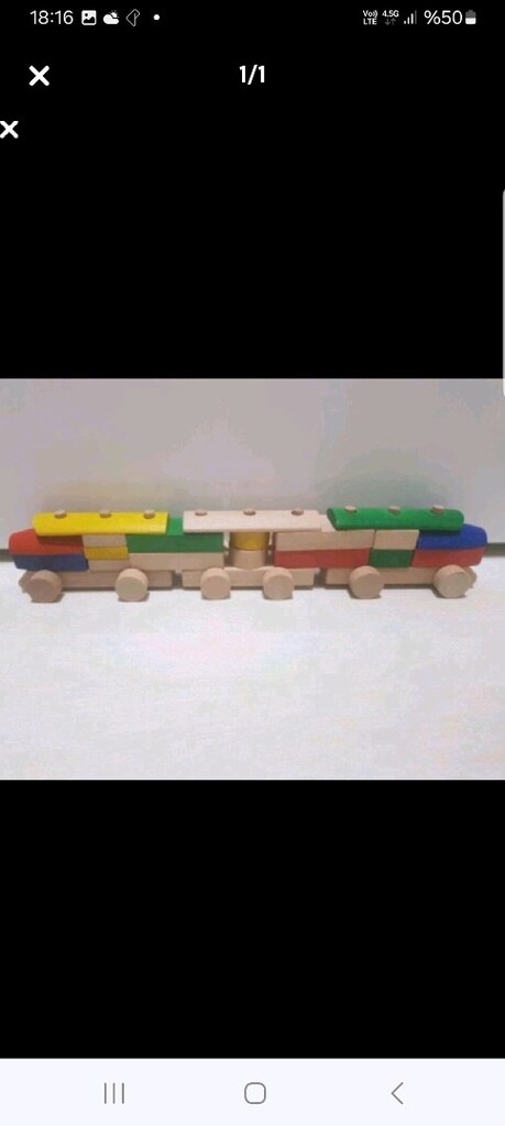 Woody ahşap tren sorunsuzdur. - 2
