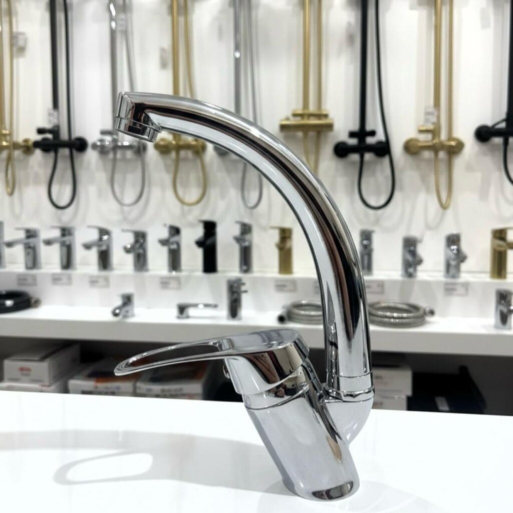 Krom Kuğu Lavabo/Mutfak Bataryası - 2