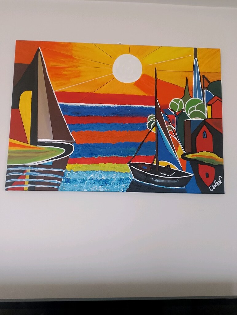 Akrilik boya tablo - 2