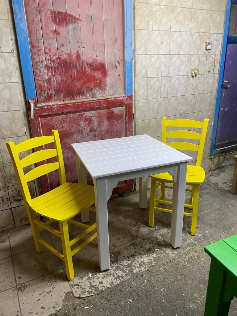 gürgen sandalye kayın sandalye ahşap sandalye masa - 6