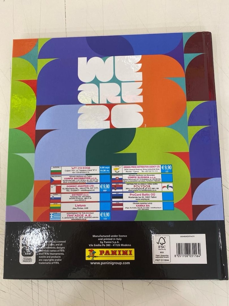 Panini Sticker Albüm Sert Kapak - 2