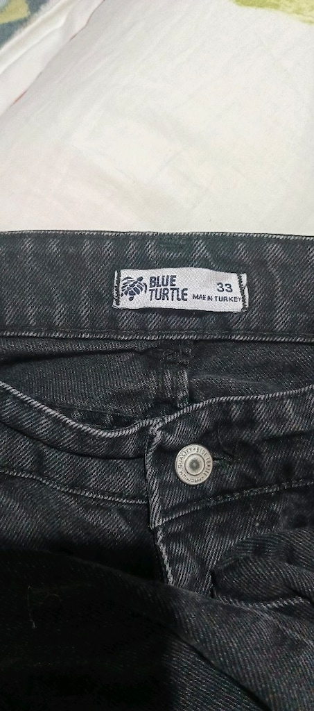 BAGGY Yüksek Bel Siyah Toka detaylı kot - jeans — görsel 7/7