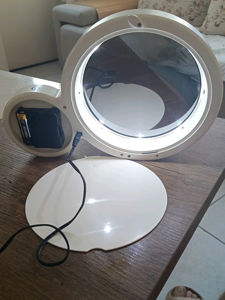 Sihirli Led Ayna-Saat Fotoğraf Çerçevesi. - 4