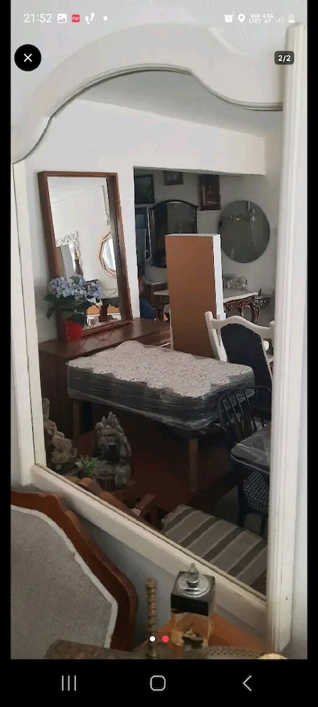75 cm 80 cm ahşap çerçeveli ayna - 2