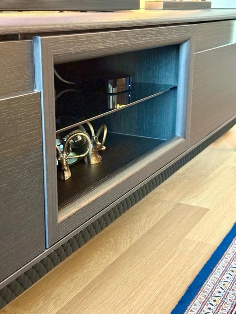 Enza Home Deri Detaylı Panolu Premium TV Ünitesi - 7