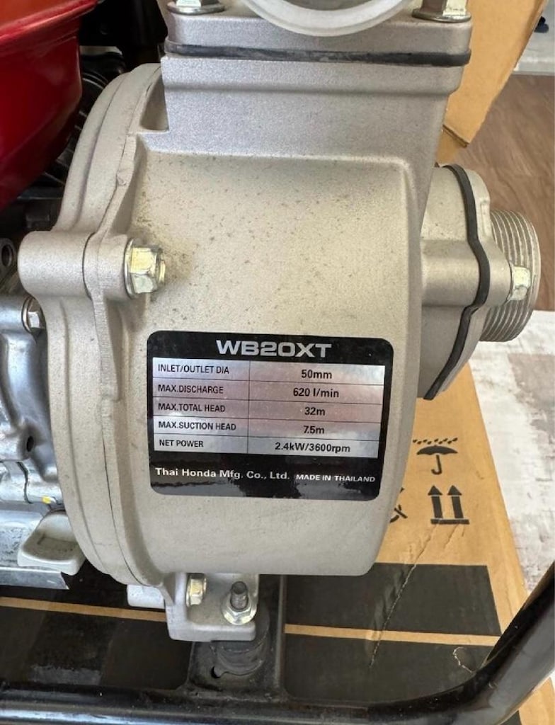 Honda WB20 XT Motopomp 2'' Parmak Benzinli Su Motoru 4.0 HP - 3
