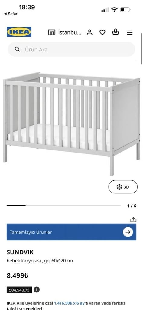 ikea beşik