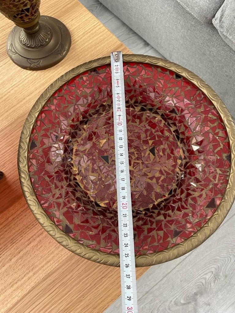 kesme mozaik vazo ve aksesuar seti - 3