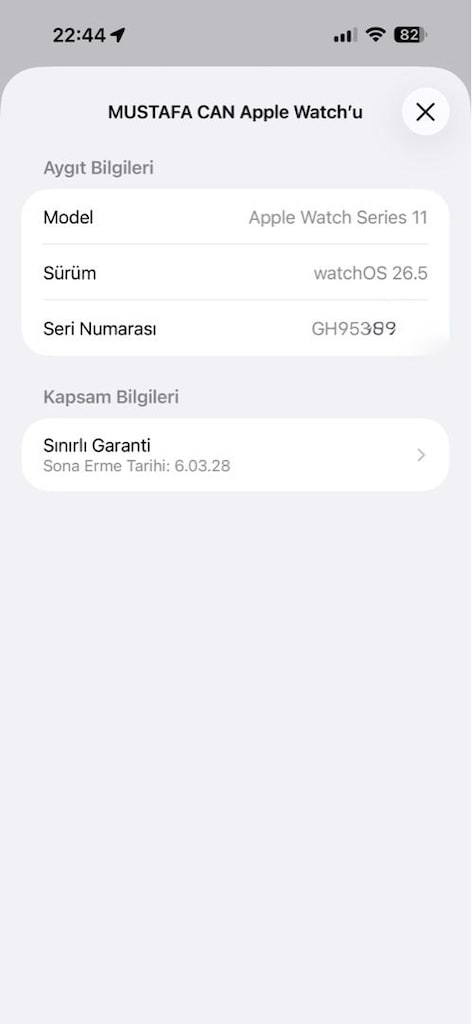 Apple Watch Series 11 46mm / Çok Temiz / Garantili - 6