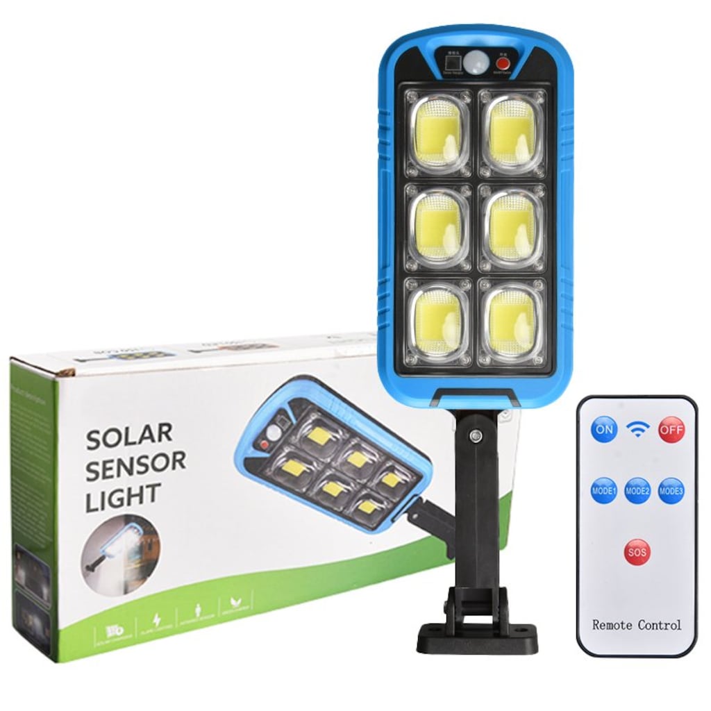 Zb-150b 150 COB Ledli̇ Solar Sensörlü Duvara Monte Solar Lamba
