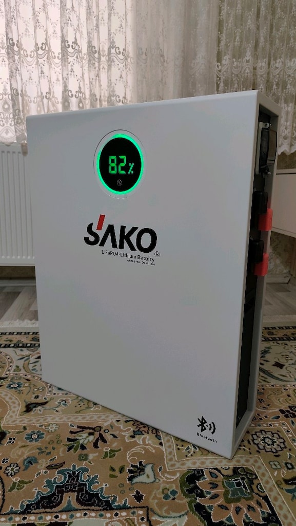 sako batarya lifepo4 akü 24 volt 25.6V 200AH lityum batarya - 2
